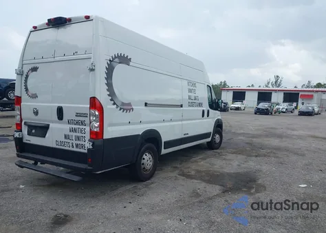 2023 Ram Promaster 3500 Cargo Van Super High Roof 159 Wb Ext from USA, damaged, VIN 3C6MRVZG0PE586874